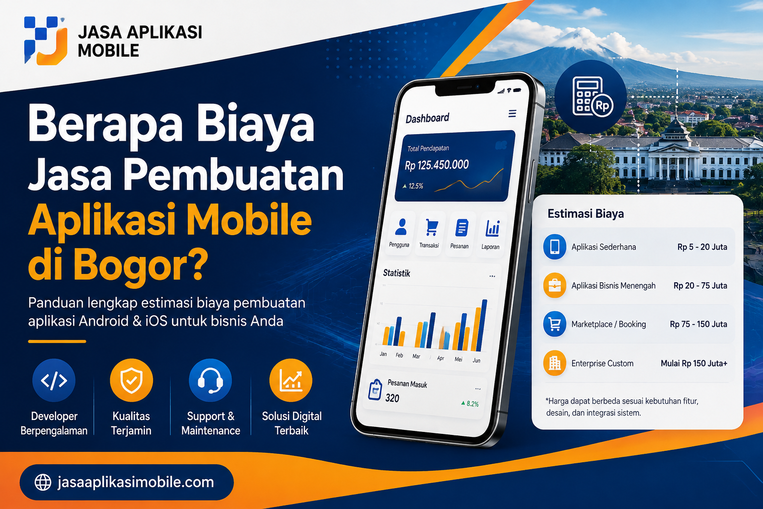 Berapa Biaya Jasa Pembuatan Aplikasi Mobile di Bogor?